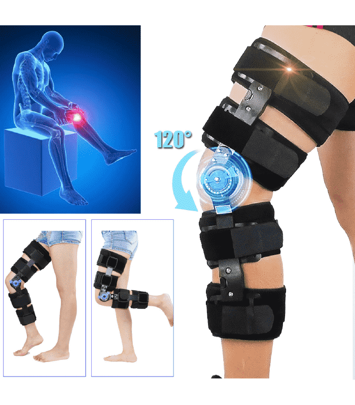 Adjustable hinged knee